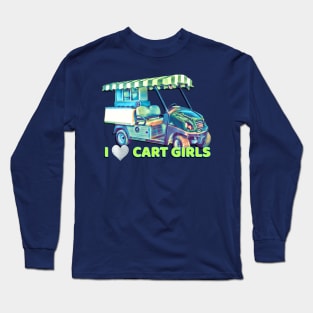 I Love Cart Girls Long Sleeve T-Shirt